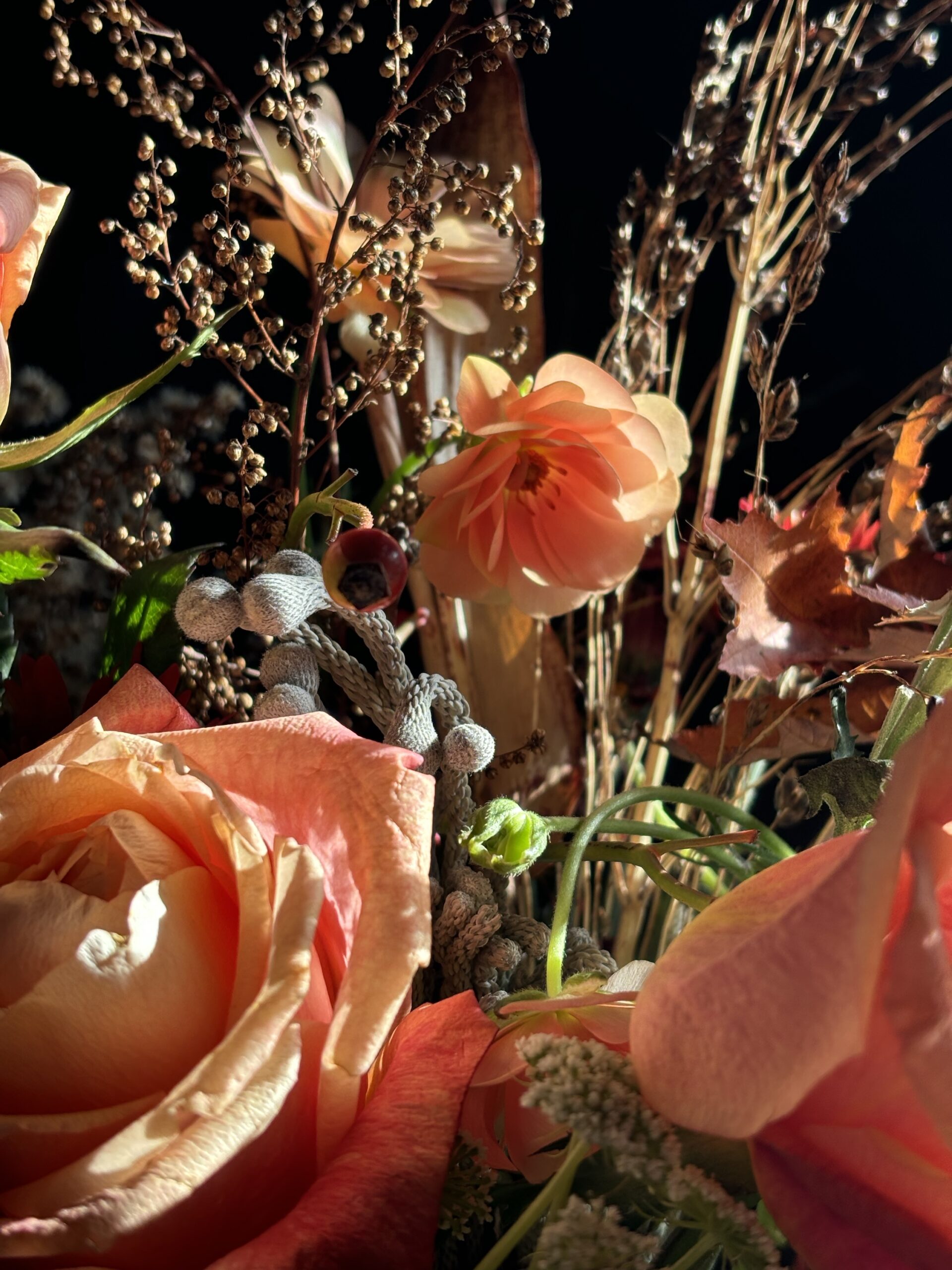 Thanksgiving Trio of Bud Vases