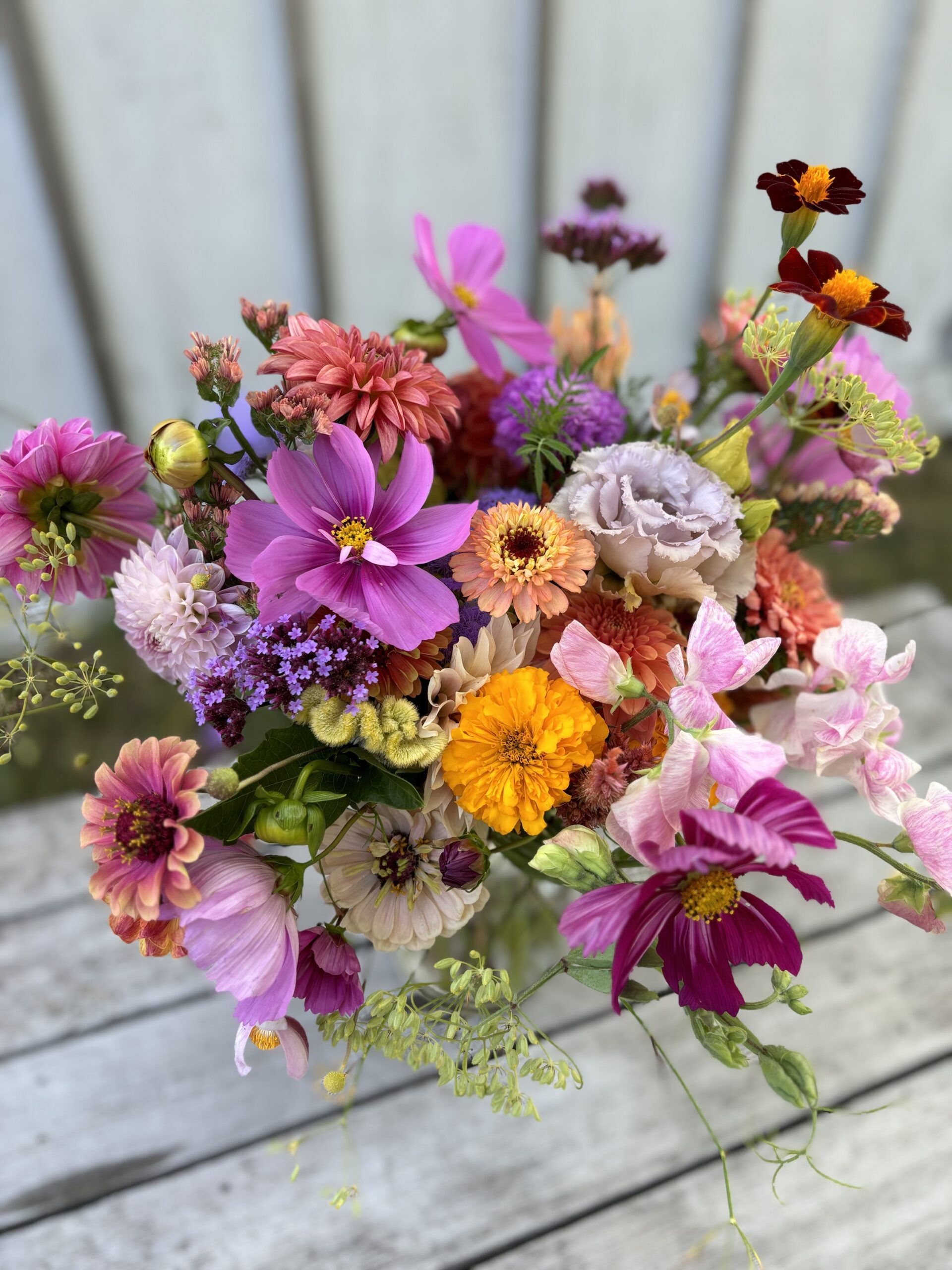 Garden Grown and Gathered Bouquet Workshop August 20th